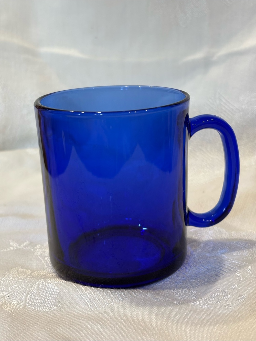 Cobalt Blue Glass Coffee Mug - Home Dining